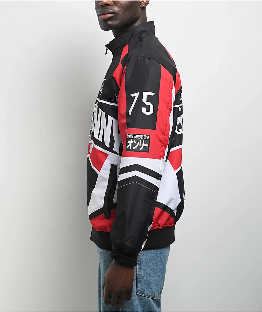 Members Only x Looney Tunes Black & Red Racing Jacket