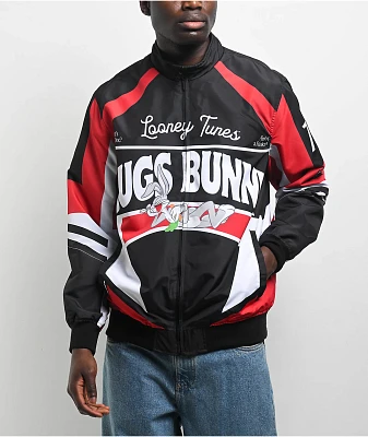 Members Only x Looney Tunes Black & Red Racing Jacket