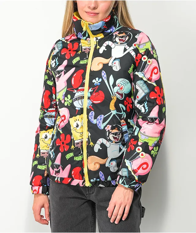 Nickelodeon Windbreaker Jacket Members Only Nickelodeon Puffer