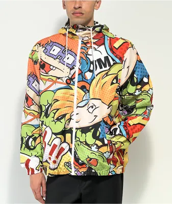 Members Only x Nickelodeon Kanji Multi Windbreaker Jacket