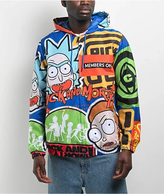 Members Only x Rick And Morty Windbreaker Jacket