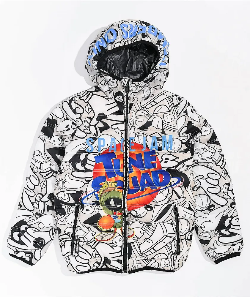 Members Only x Space Jam: A New Legacy Kids' Tune Squad Hooded Puffer Jacket