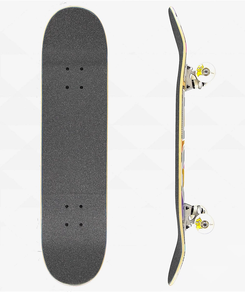 Meow Logo Tie Dye 7.5" Skateboard Complete