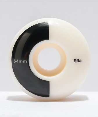 Mercer 54mm 99a Black & White Skateboard Wheels