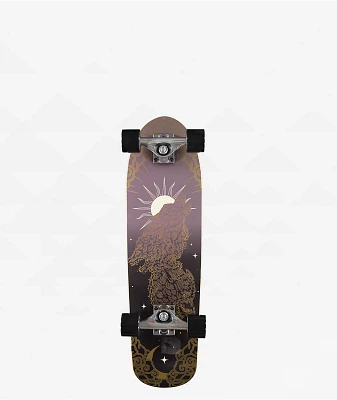 Mercer Celestial Wolves 28.5" Cruiser Skateboard Complete