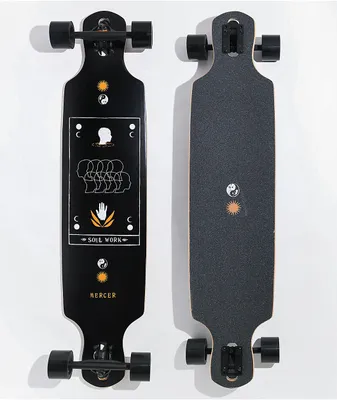 Mercer Soul Work 40" Drop Through Longboard Complete