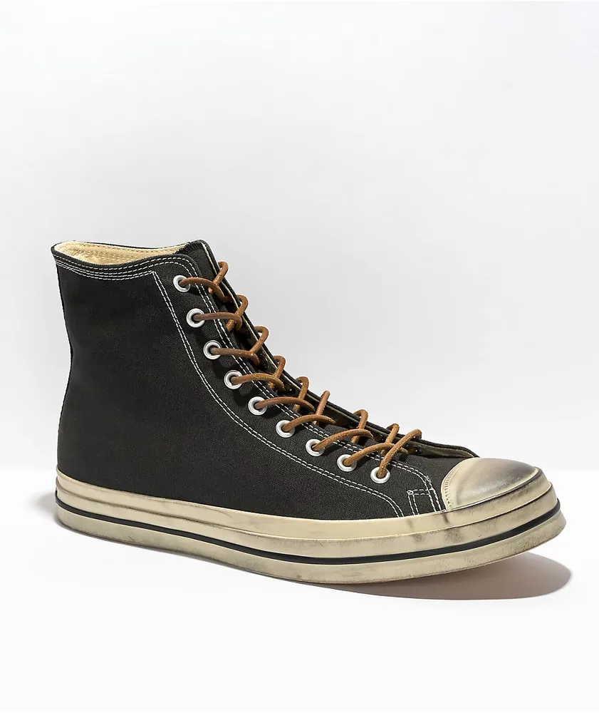 Mitchell & Ness x Hood Conference High Cut Black & White High Top Shoes