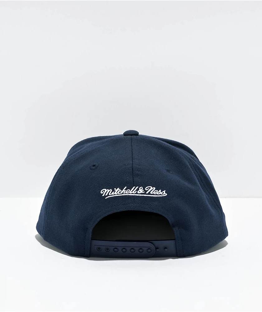 Mitchell & Ness x MLB New York Yankees Blue Snapback Hat