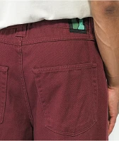 Monet Burgundy Skate Jeans