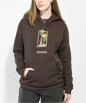Monet Mason Nature Brown Hoodie