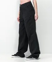 Monet Sammi Black Wide Leg Skate Jeans
