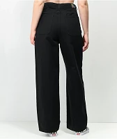 Monet Sammi Black Wide Leg Skate Jeans