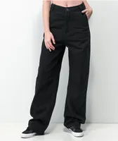 Monet Sammi Black Wide Leg Skate Jeans