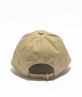 Monet Skateboards Bouquet Tan & Green Strapback Hat