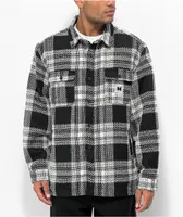Monet Tips Heavy Black Flannel Shirt