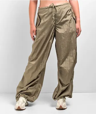 Motel Green Parachute Pants