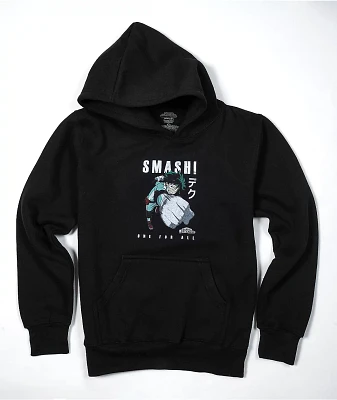 My Hero Academia Kids Smash! Black Hoodie
