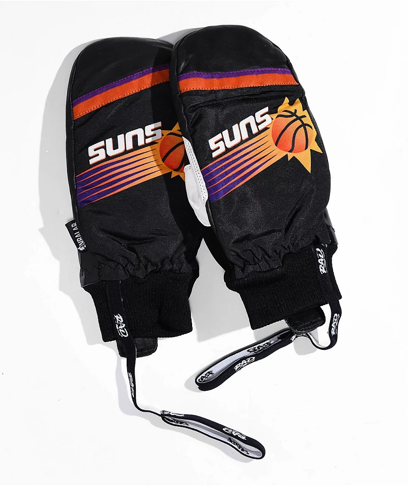 NBALAB x RAD Phoenix Suns Classic Black Snowboard Mittens