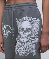 NGOrder Hardcore For Life Grey Sweat Shorts