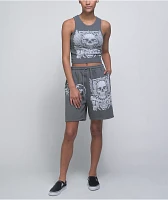 NGOrder Hardcore For Life Grey Sweat Shorts