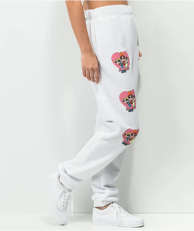 Powerpuff Girls Girls White Sweats NGOrder X Powerpuff Girls White