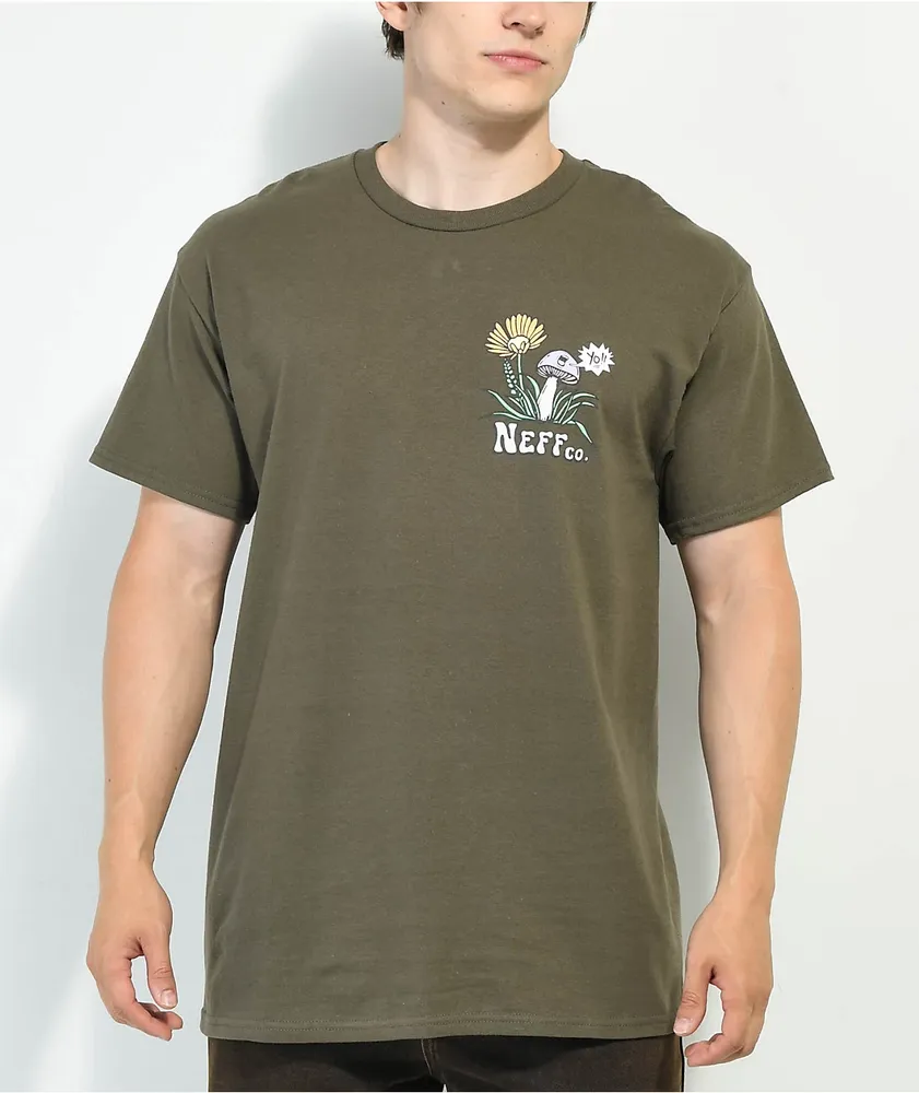 Neff Nature Calling Olive T-Shirt
