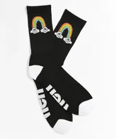 Neff Promo Siamese Clouds Black & White Crew Socks