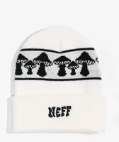 Neff Shroom Lineup White & Black Beanie