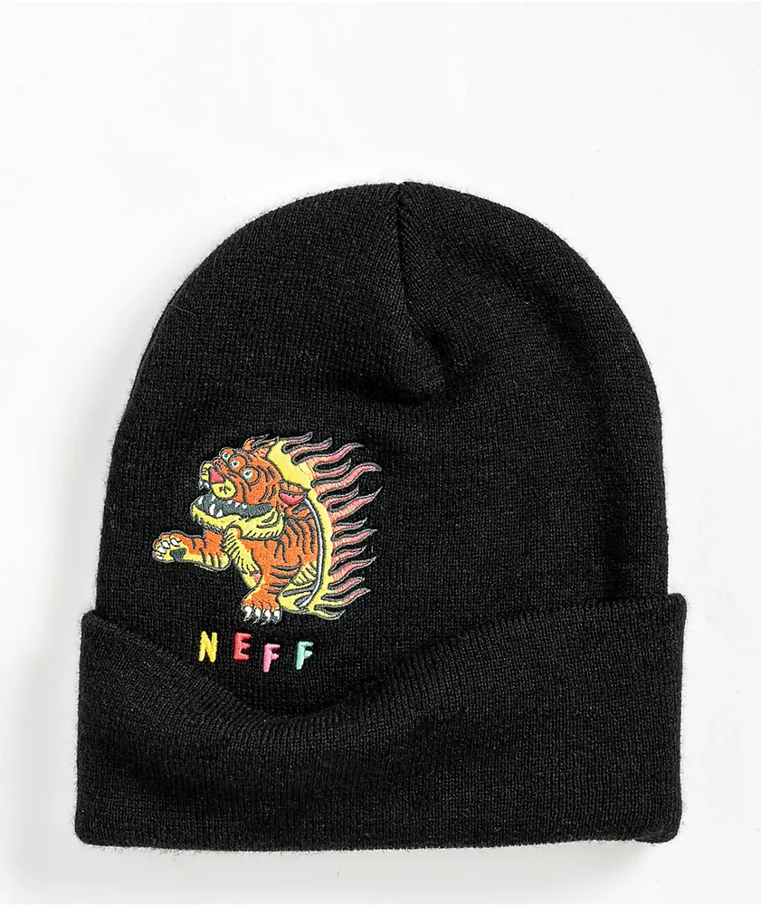 Neff Tiger Black Beanie