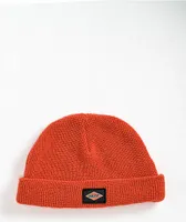 Neff Wood Orange Waffle Knit Beanie