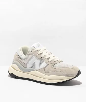 New Balance Lifestyle 5740 Nimbus, Sea Salt, & White Shoes