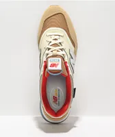 New Balance Lifestyle 997H Brown, Tan, & Red Shoes