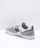 New Balance Numeric 306 Foy Grey, Orange, & Blue Skate Shoes