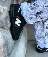 New Balance Numeric 306 Jamie Foy Black, White & Red Skate Shoes