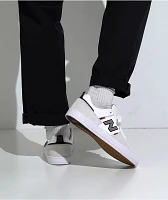 New Balance Numeric 306 Jamie Foy White & Red Skate Shoes