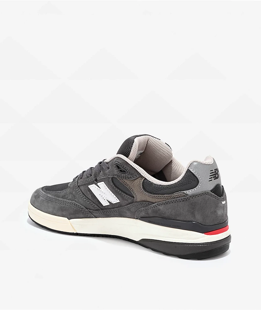 New Balance Numeric 933 Reynolds Grey & White Skate Shoes