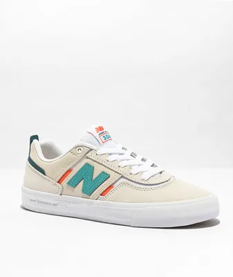 New Balance Numeric Kids 306 Jamie Foy Cream, Teal & Orange Skate Shoes