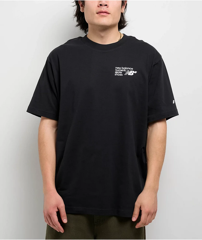 New Balance Numeric Small Logo Black T-Shirt