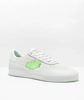 New Balance Numeric Villani 272 Franky White & Green Skate Shoes