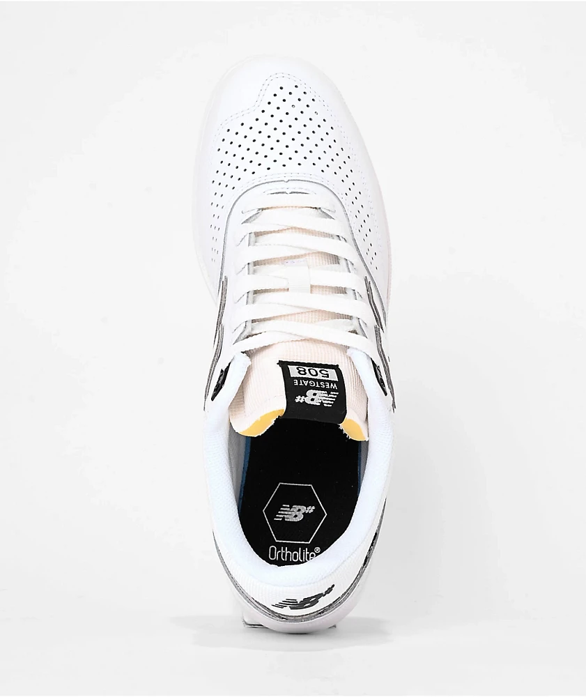 New Balance Numeric Westgate 508 White & Grey Skate Shoes