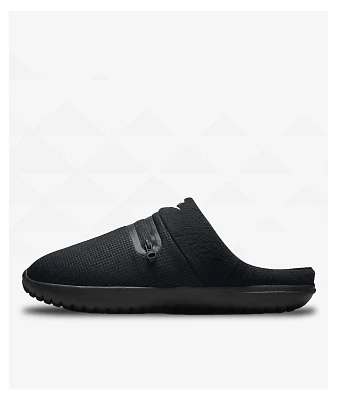 Nike Burrow Black Slippers