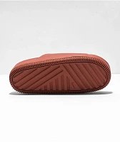 Nike Calm Rugged Orange Slide Sandals