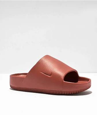 Nike Calm Rugged Orange Slide Sandals