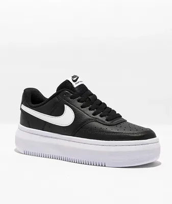 Nike Court Vision Alta Black & White Shoes