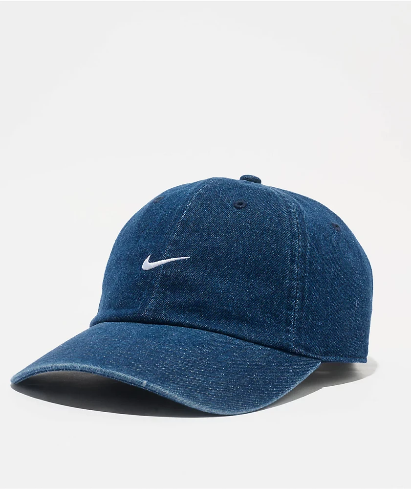Nike Dad Unstructured Blue Denim Strapback Hat