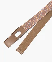 Nike Ditsy Brown Reversible Web Belt