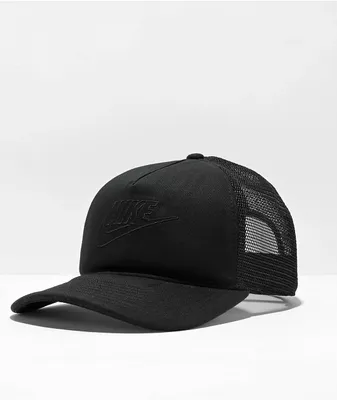 Nike Futura Black Trucker Hat