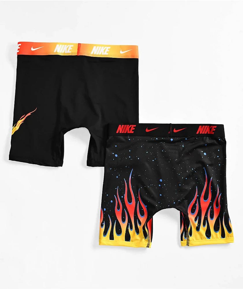Nike Kids Dri-FIT Essential Micro Flame 2-Pack Boxer Briefs