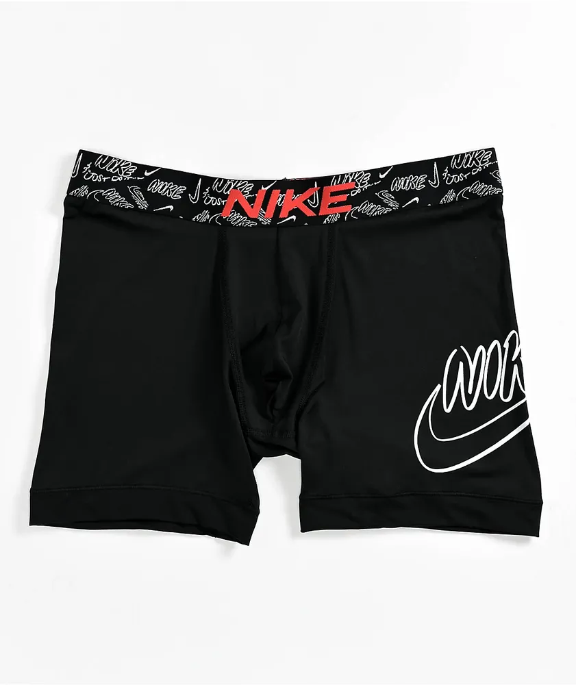 Nike Micro Black & White Boxer Briefs