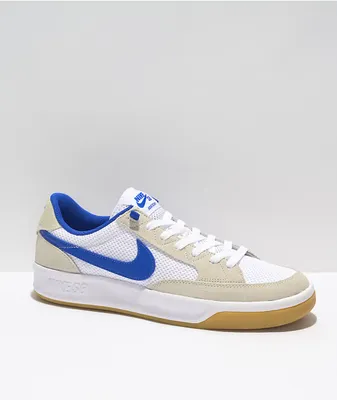 Nike SB Adversary Summit White & Blue Skate Shoes
